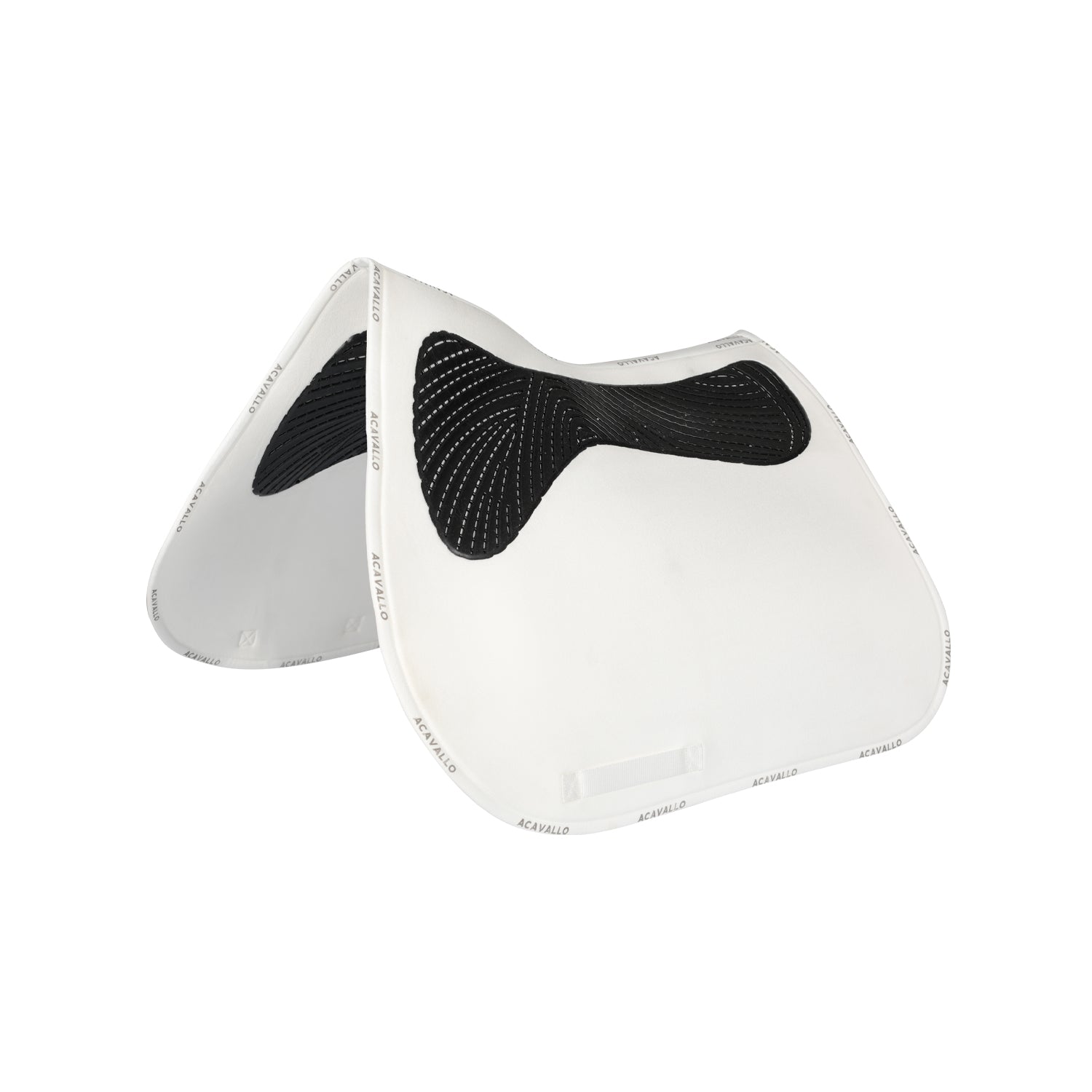Acavallo Saddle Pad JS CW-CS Twin Sided Gel Grip #colour_white