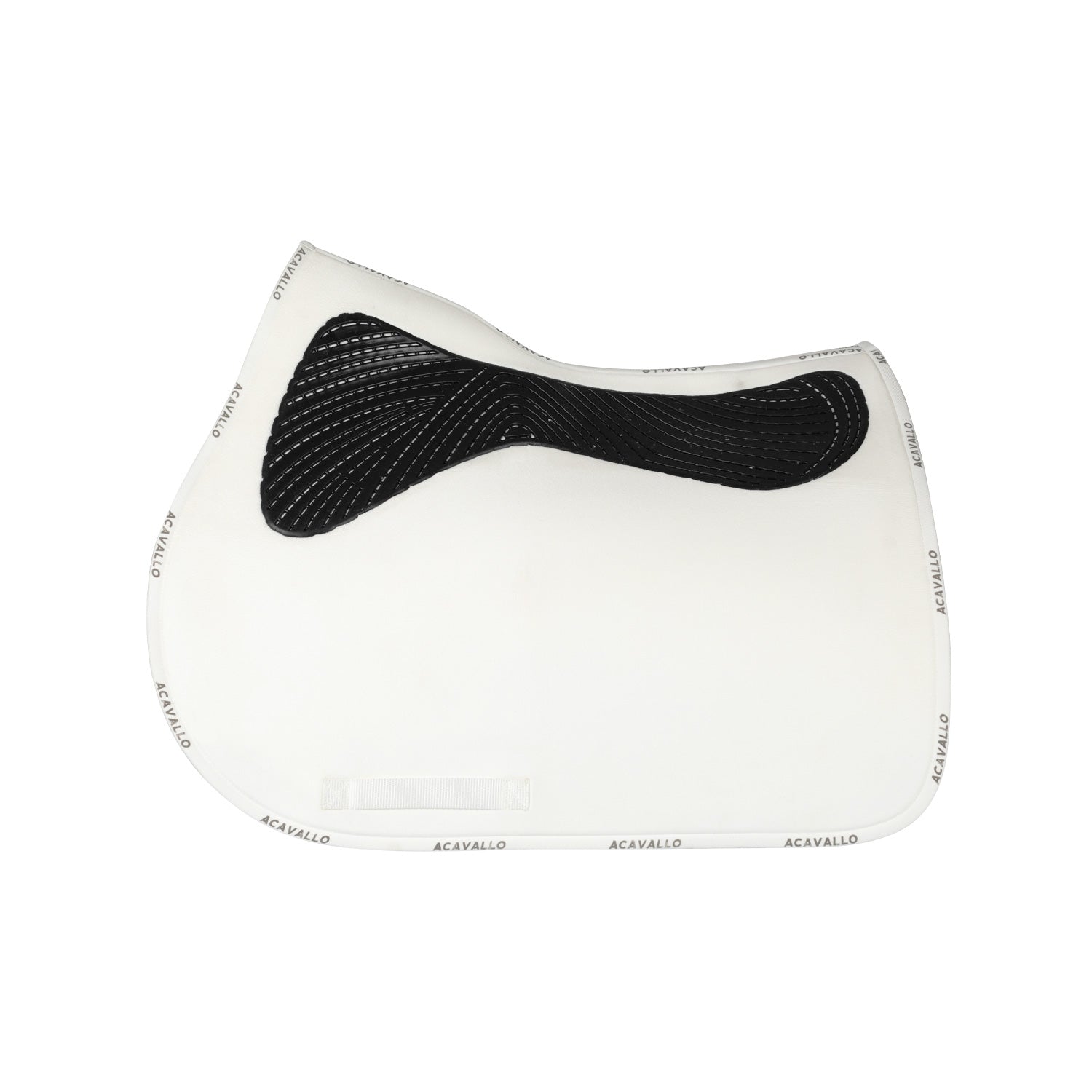 Acavallo Saddle Pad JS CW-CS Twin Sided Gel Grip #colour_white