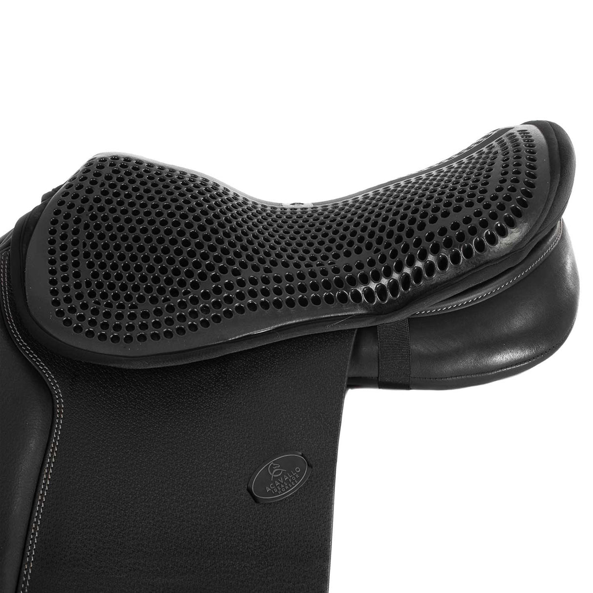 Acavallo Standard Seat Saver Jumping Classic Gel-Out Dri-Lex 20mm #colour_black