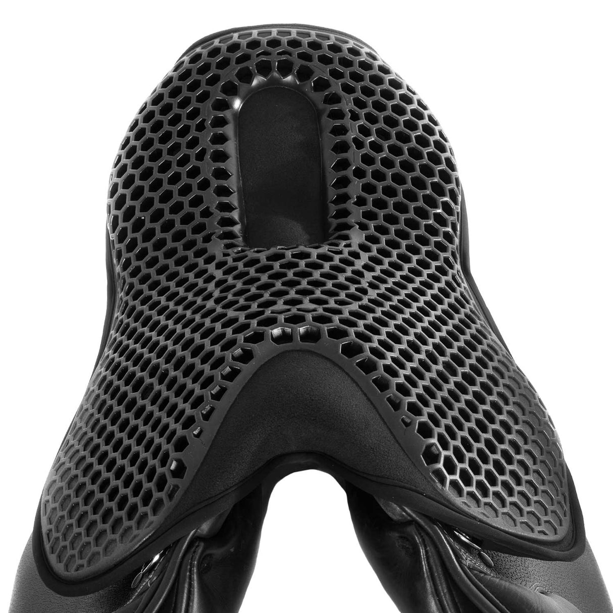 Acavallo Ortho-Coccyx Seat Saver Jumping Hexagonal Gel-Out Dri-Lex 20mm #colour_black