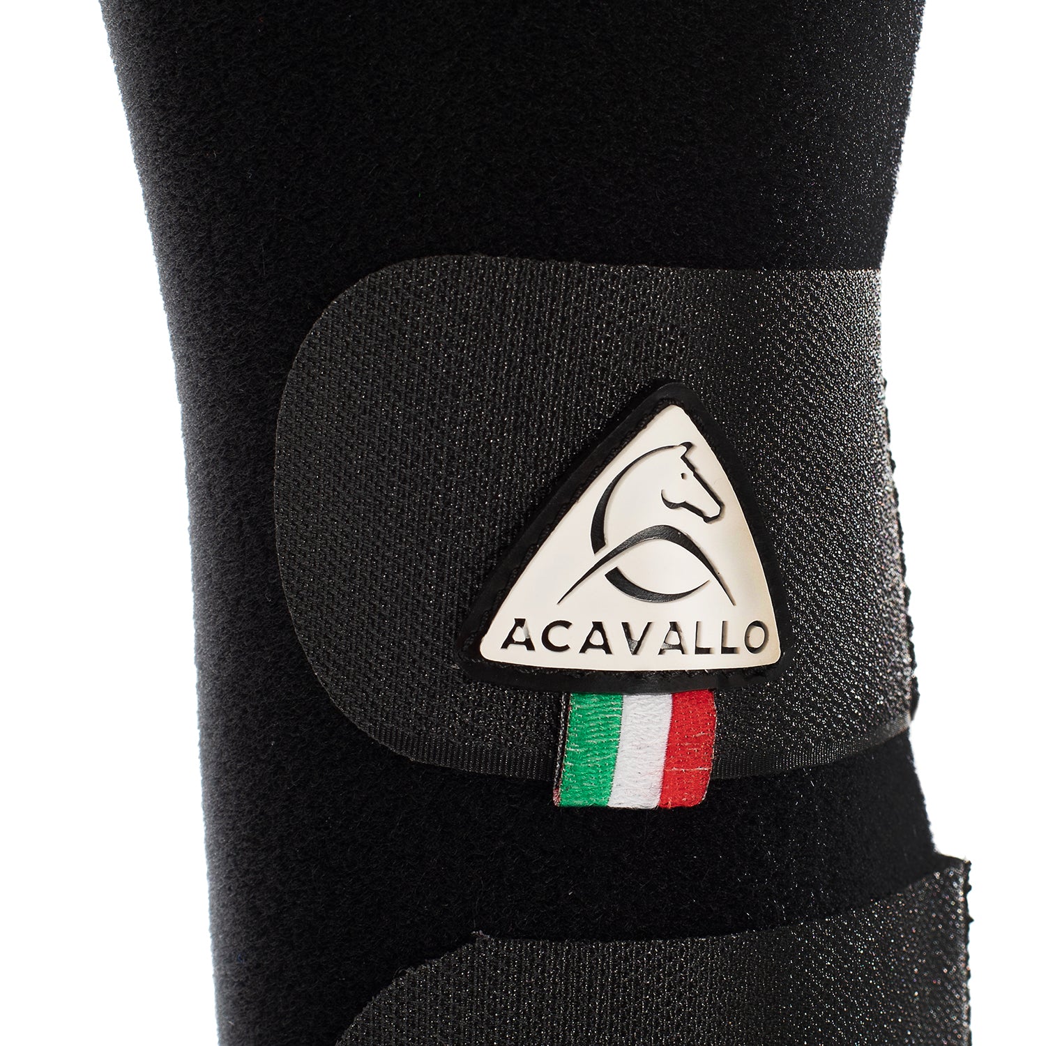 Acavallo Gel Tail Guard With Hook-And-Loop Closure #colour_black