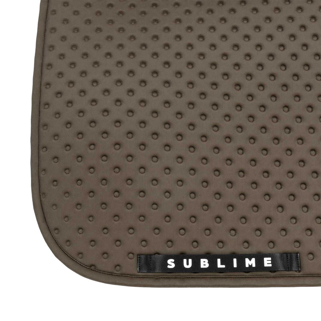 Acavallo Point Dressage Saddle Pad W/Square Back Corner #colour_brown