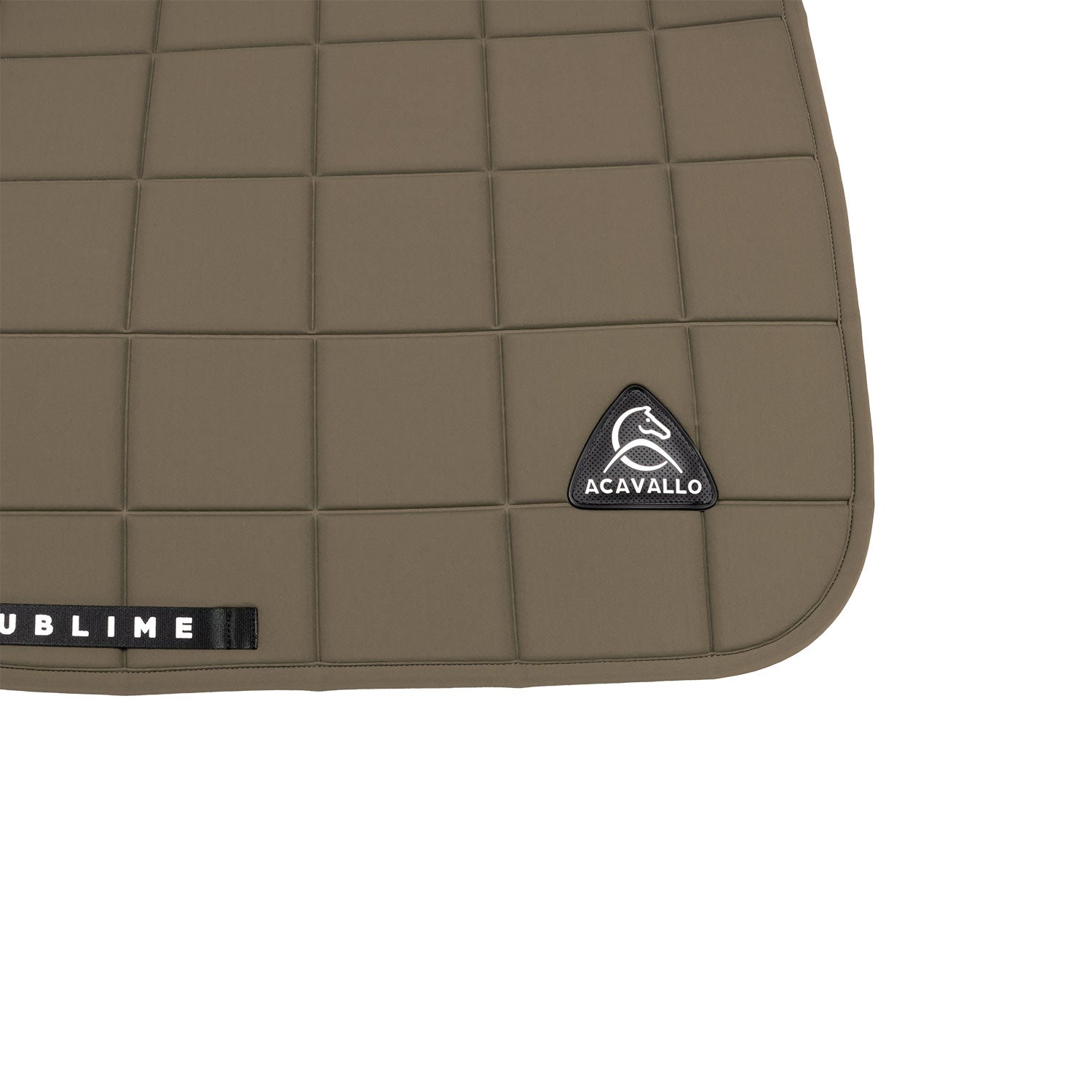 Acavallo Square Jumping Saddle Pad #colour_brown