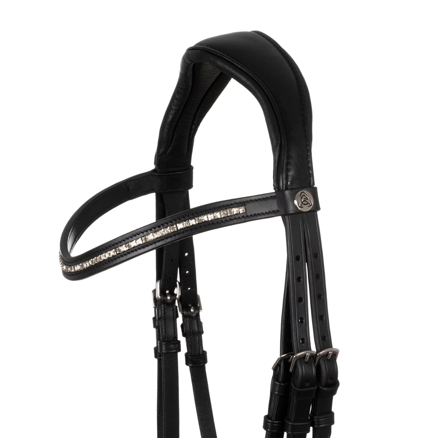Acavallo Dama Bridle Calfskin #colour_black