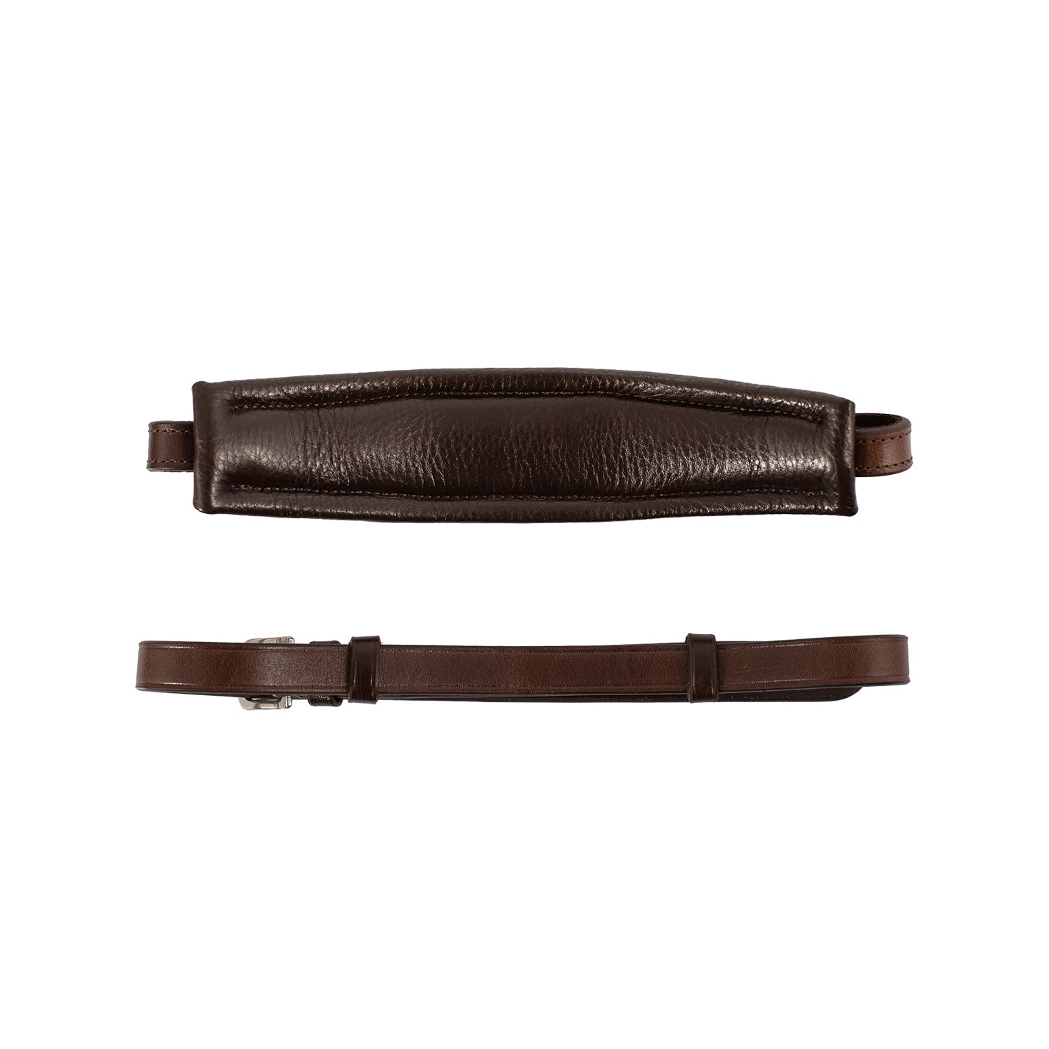 Acavallo Hackamore Noseband Calfskin #colour_brown
