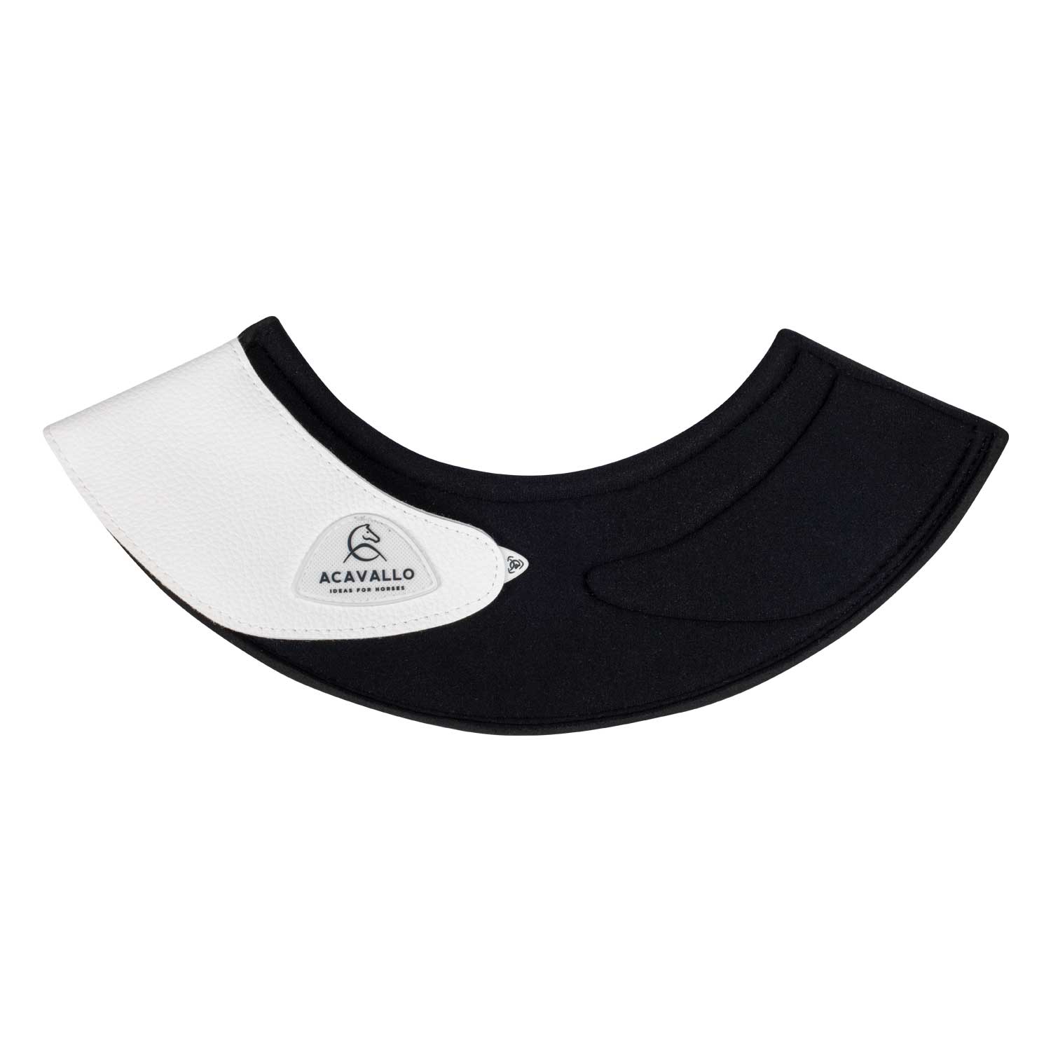 Acavallo Bell Boots Eco-Leather & Hook-And-Loop Closure #colour_white