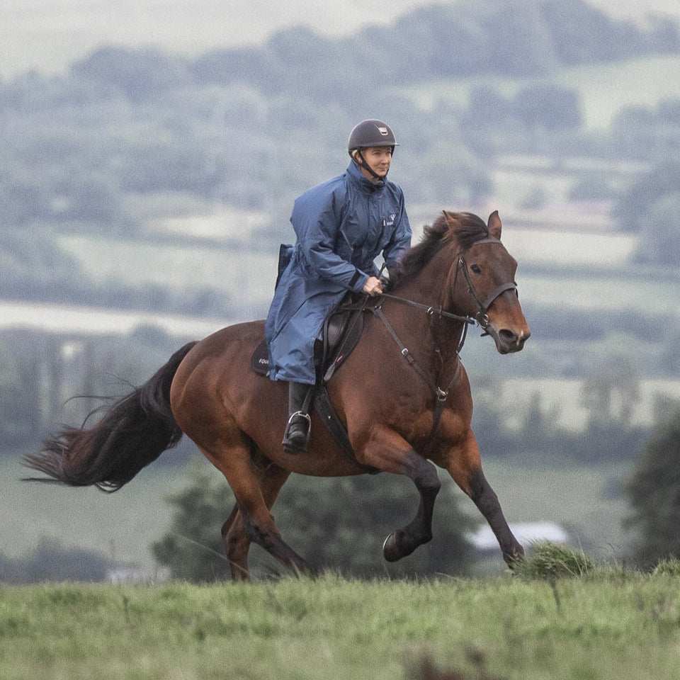 EQUIDRY Women's Thin Fleece Evolution #colour_steel-blue