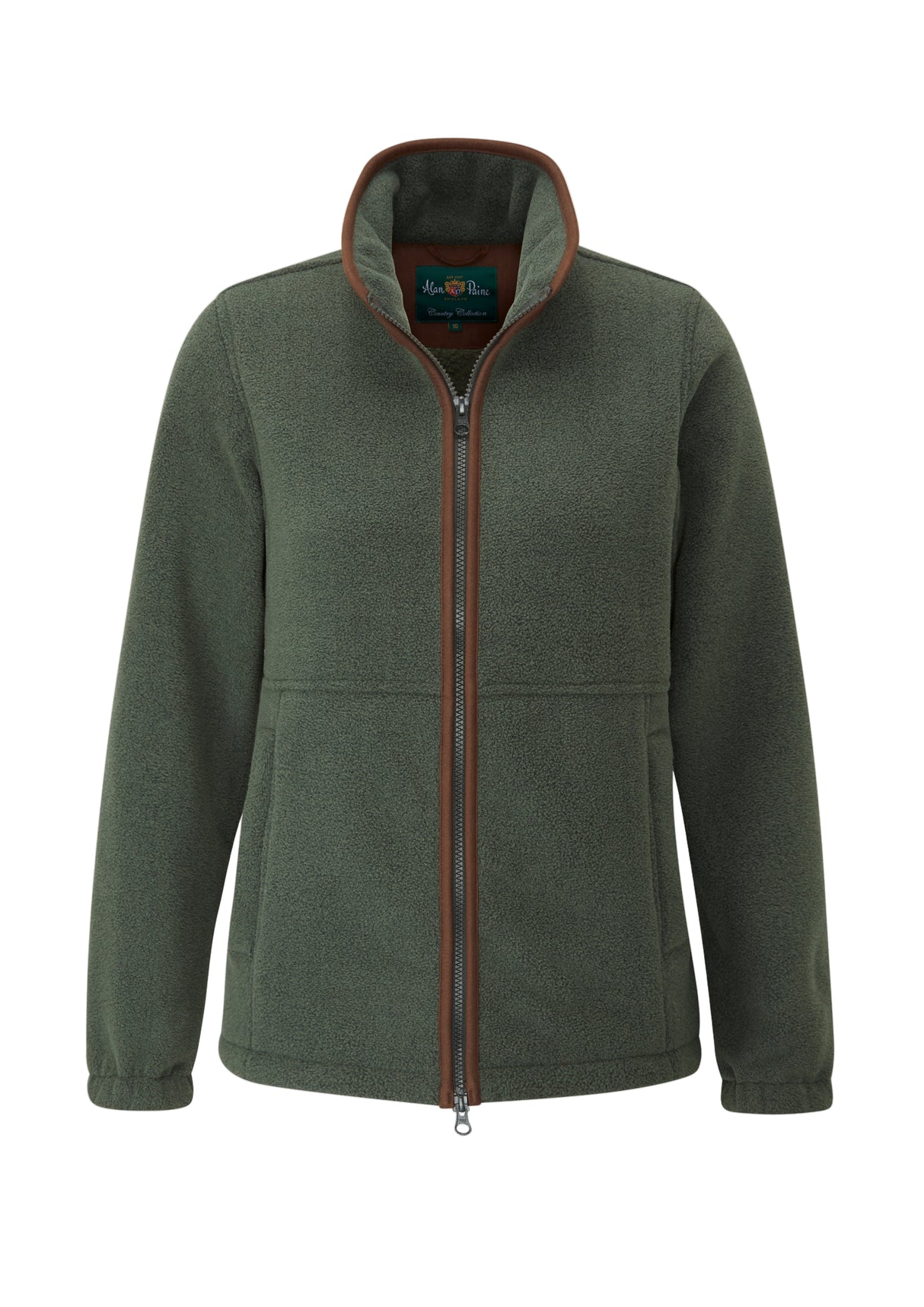Alan Paine Aylsham Ladies Fleece Jacket #colour_cedar
