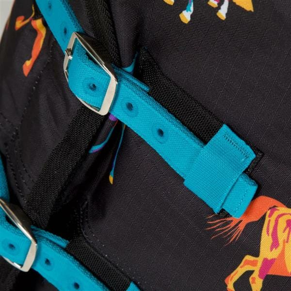 Ontario 220g Combo Turnout Rug #colour_black-horse