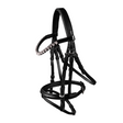 Waldhausen Happy Hearts Snaffle Bridle #colour_black