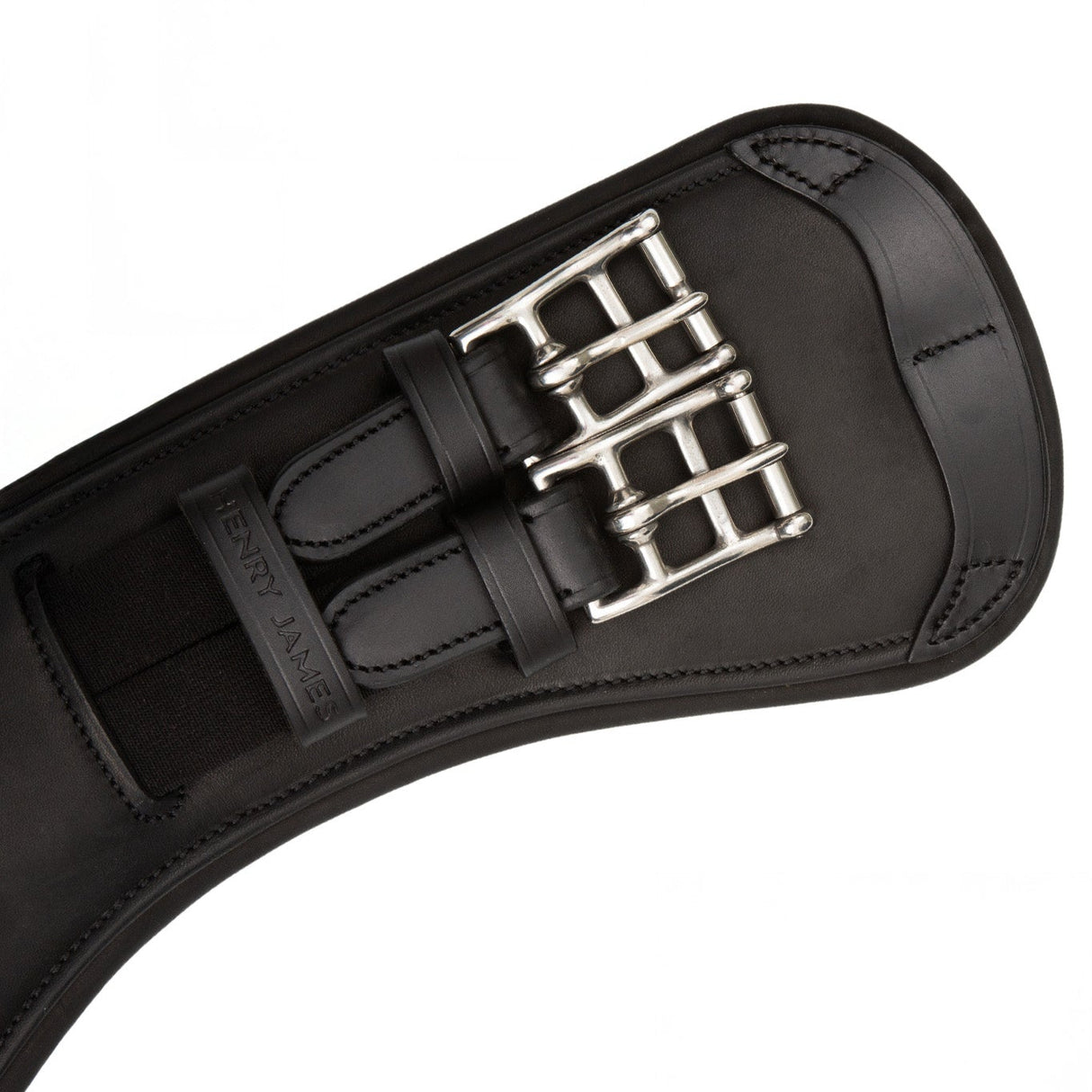 Henry James Curved Anatomic Short Girth #colour_black