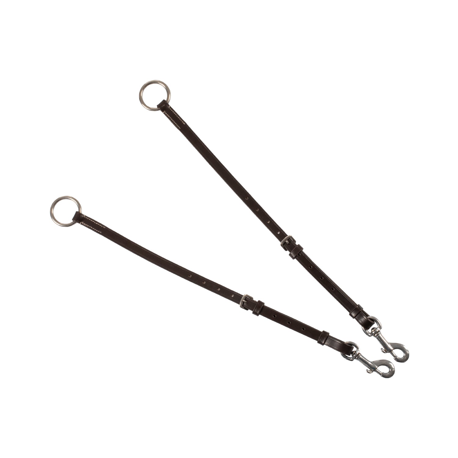 Equestro Tanned Leather Fork Breastplate #colour_brown