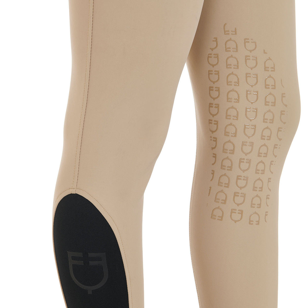 Women's slim fit grip breeches with logo