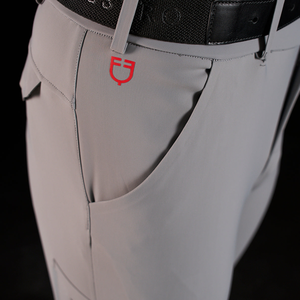 Equestro Equestro Ridertechnology Men's Slim Fit Breeches Heat-Sealed Seams