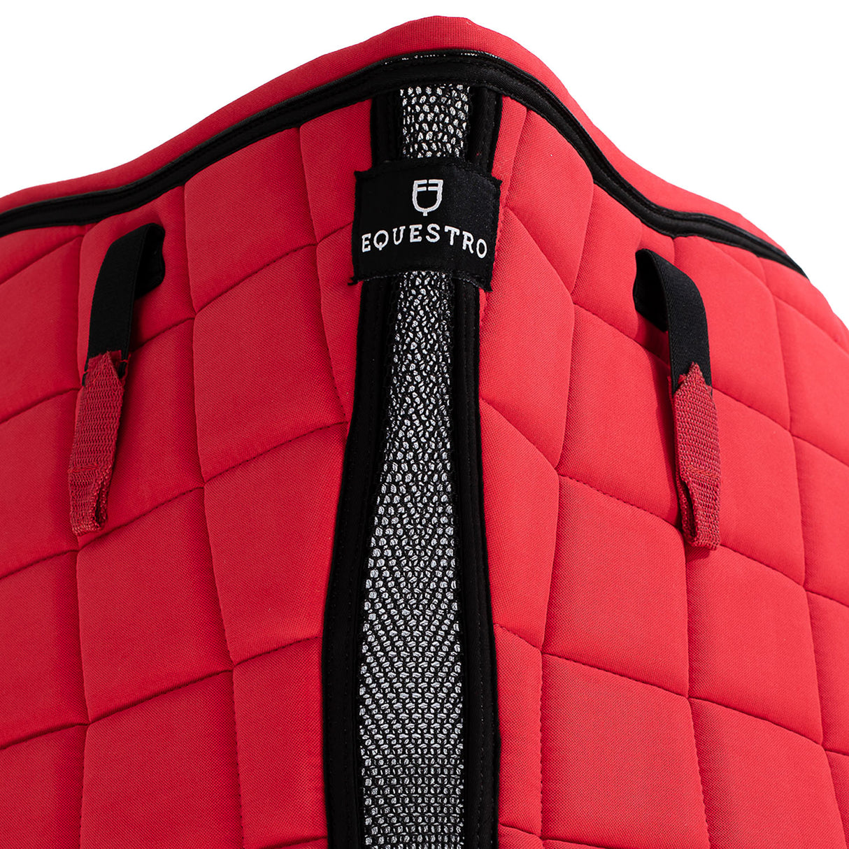 Equestro Shaped Jumping Saddle Pad #colour_red