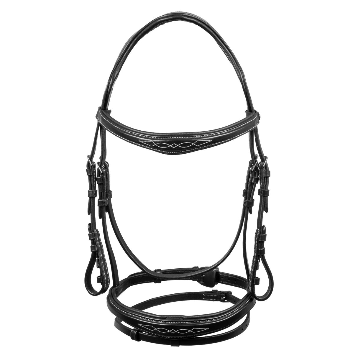 Equestro Bridle In Soft Stitched Leather