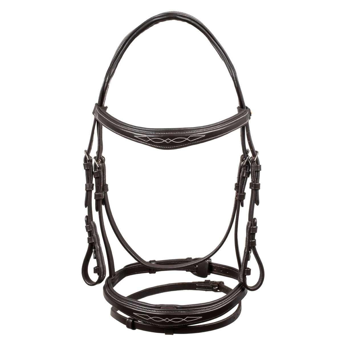 Equestro Bridle In Soft Stitched Leather