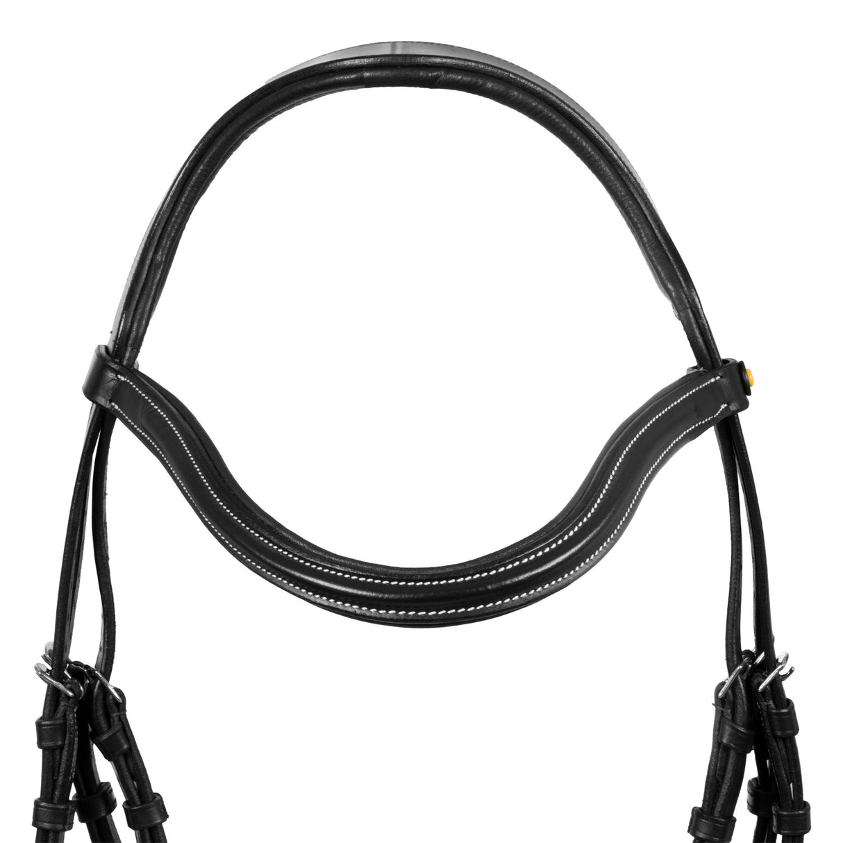 Equestro Mexican Leather Bridle #colour_black