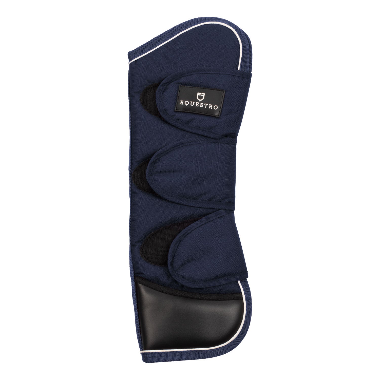 Equestro Travelling Boots Set And Tail Guard With Rubber Patch #colour_blue