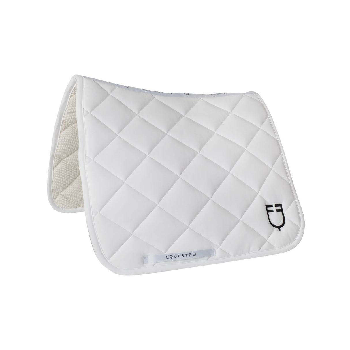 Dressage saddle pad with diamond quilting