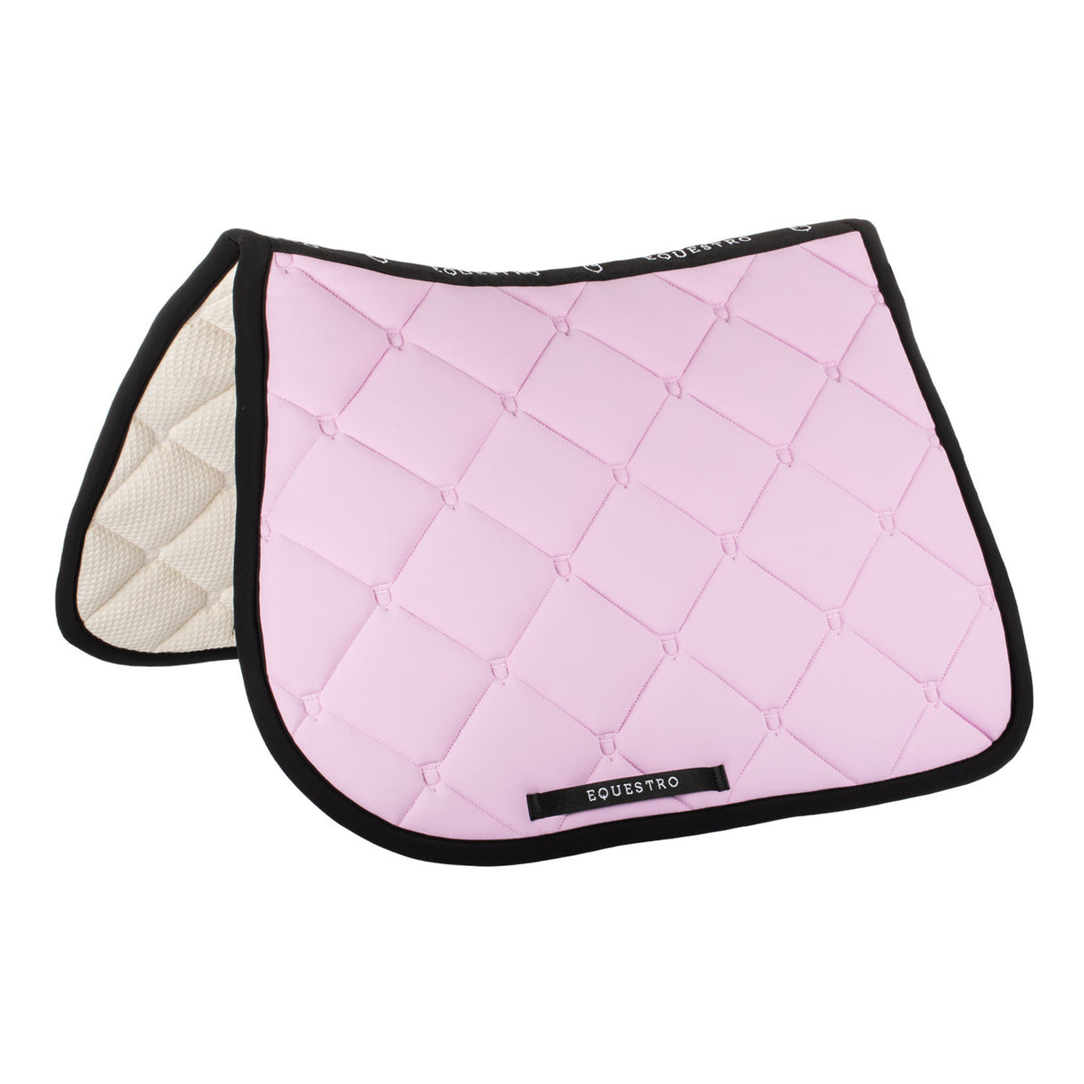 Jumping saddle pad in technical fabric