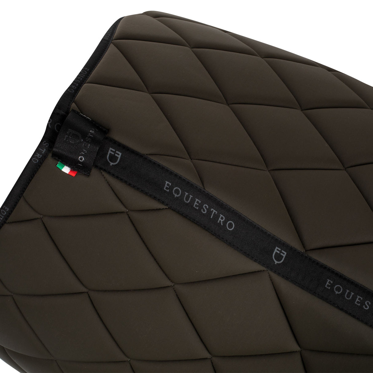 Jumping saddle pad technical fabric with logo