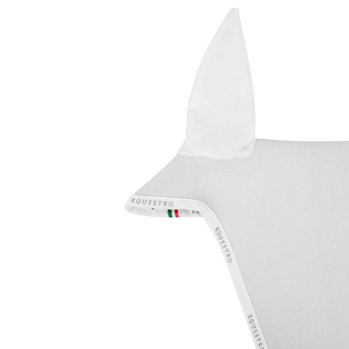 Fly veil in technical fabric with noseband attachment