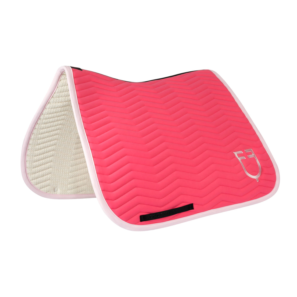 Equestro Wave Quilting Dressage Saddle Pad In Technical Fabric