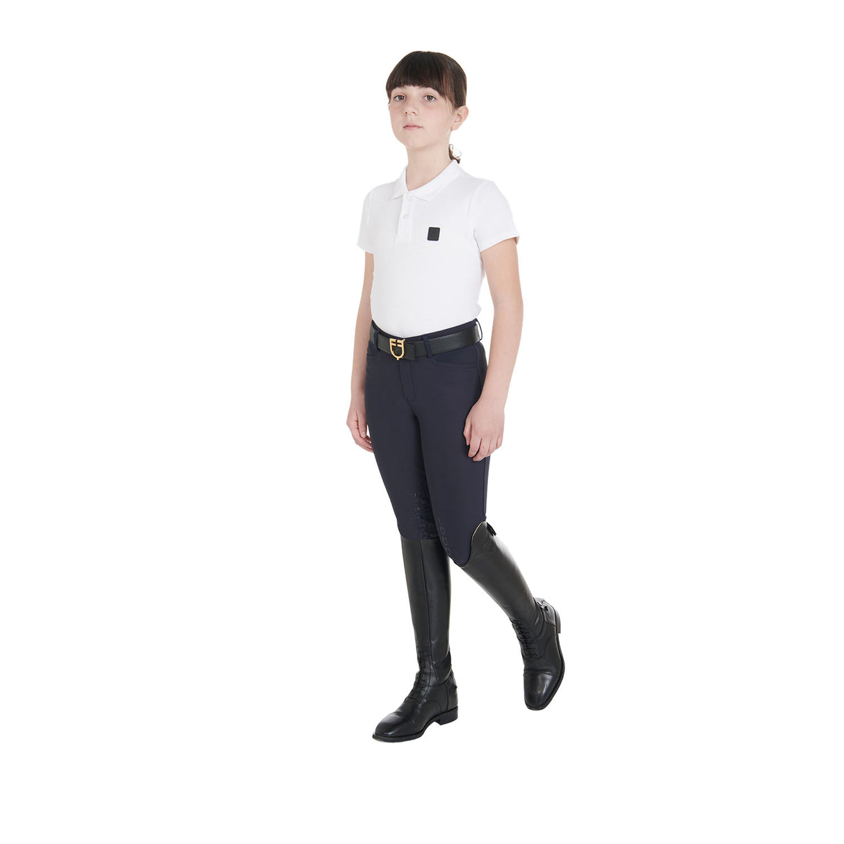 Equestro Kids' Unisex Slim Fit Breeches