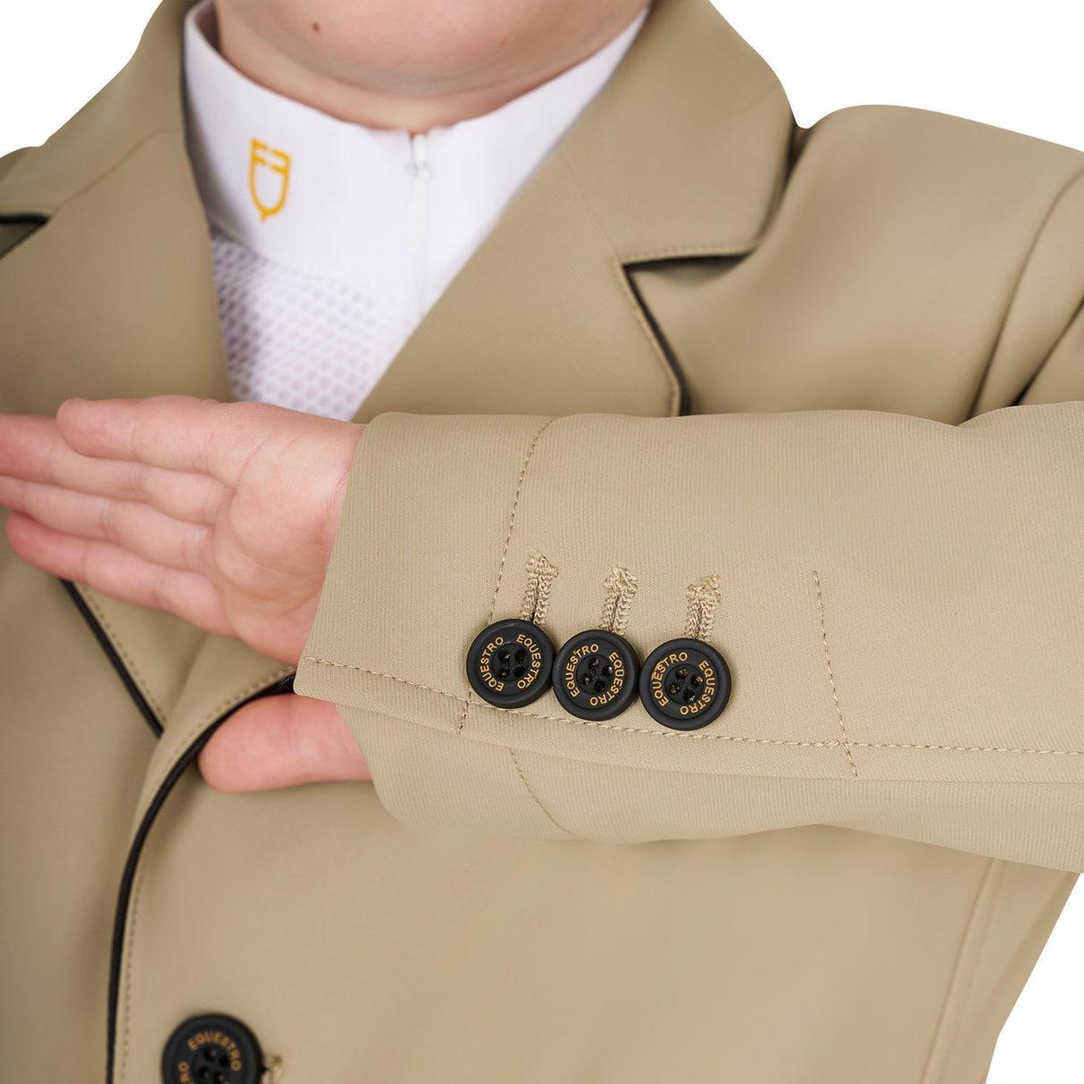 Girls' competition jacket in technical fabric