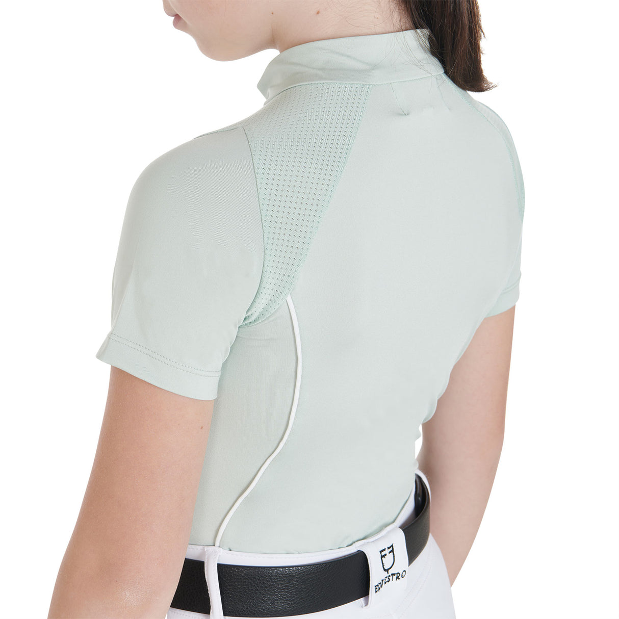 Equestro Kids' Slim Fit Training Polo Shirt High Performance