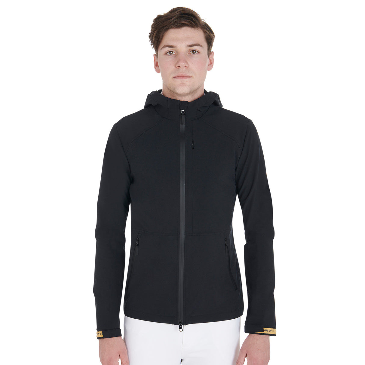 Men's jacket in breathable technical fabric