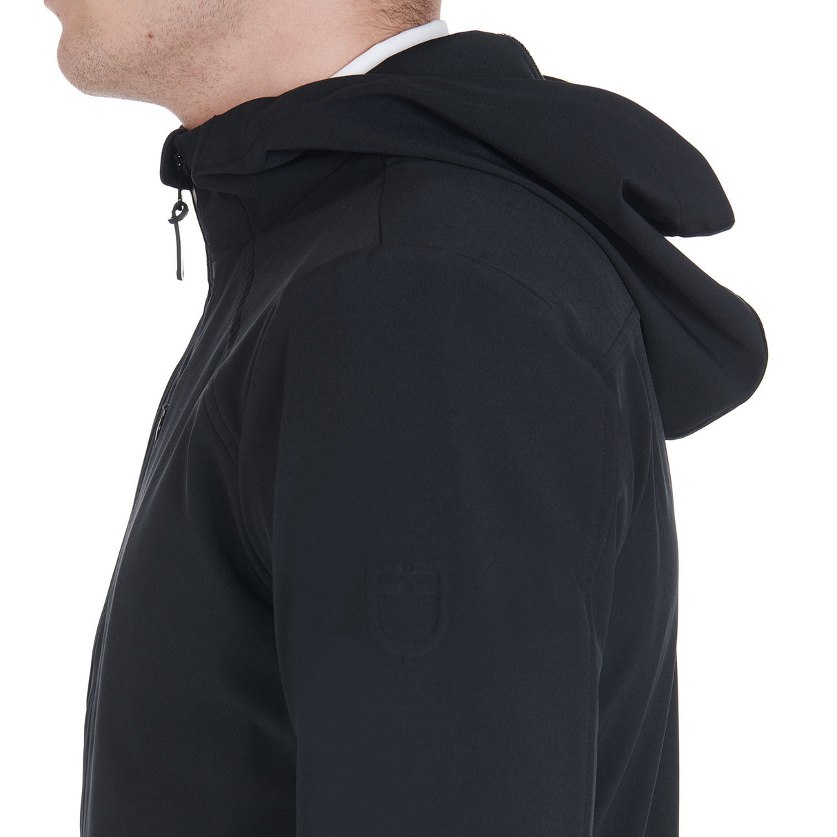 Men's jacket in breathable technical fabric