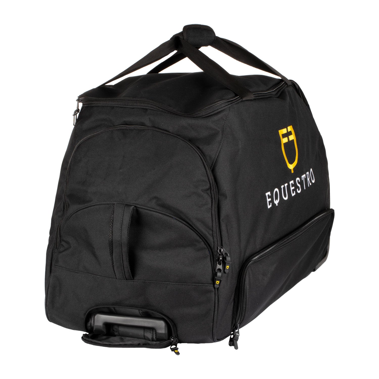 Equestro Trolley Bag Embroidered Logo #colour_black