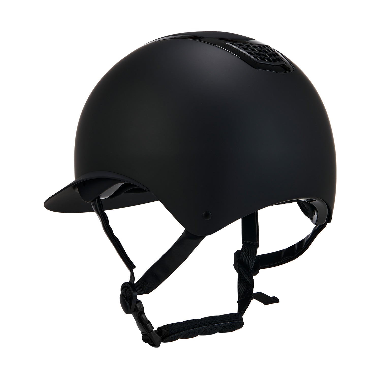 Equestro Ultra-Light Helmet In Resistant Matte Plastic En 1384-2023 Homologation #colour_black