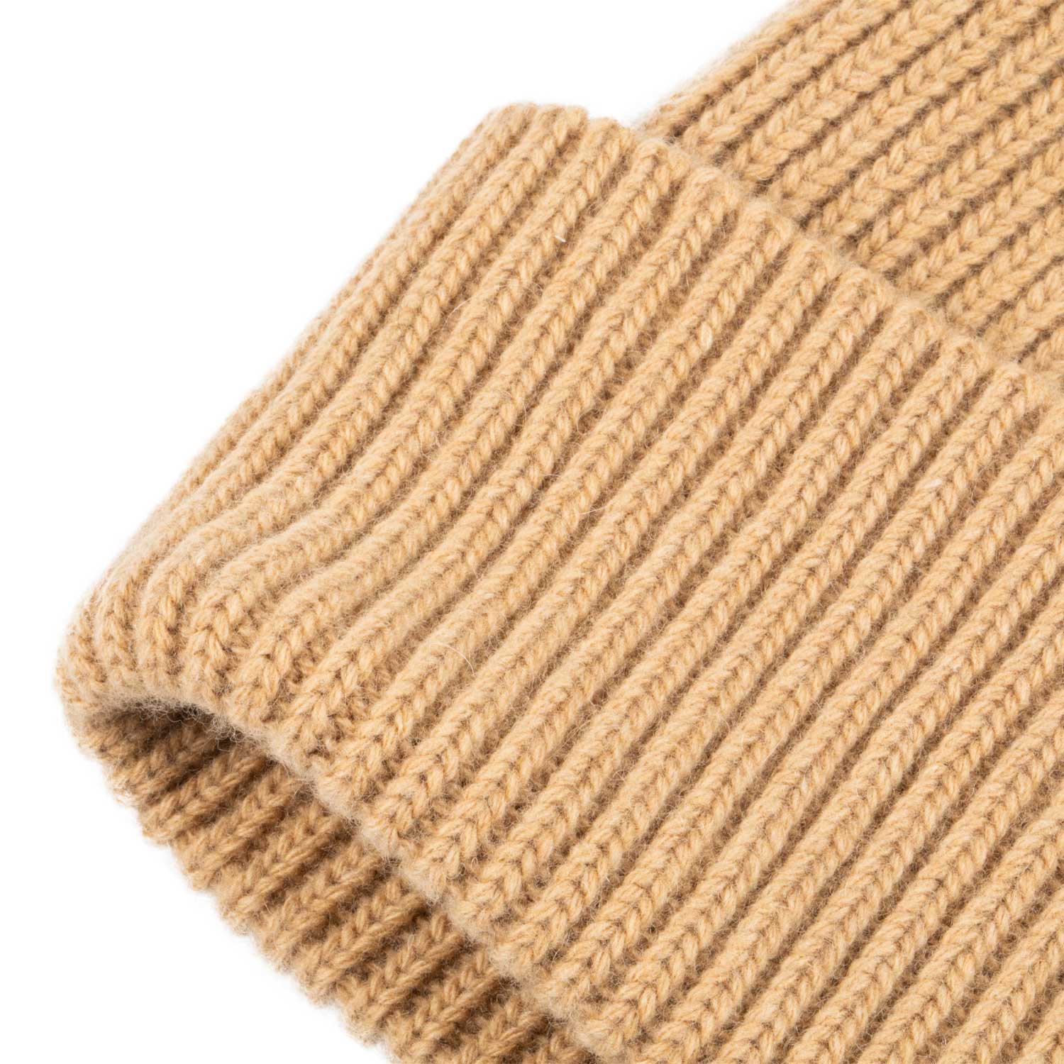 Equestro Unisex Knitted Texture Wool Beanie #colour_beige