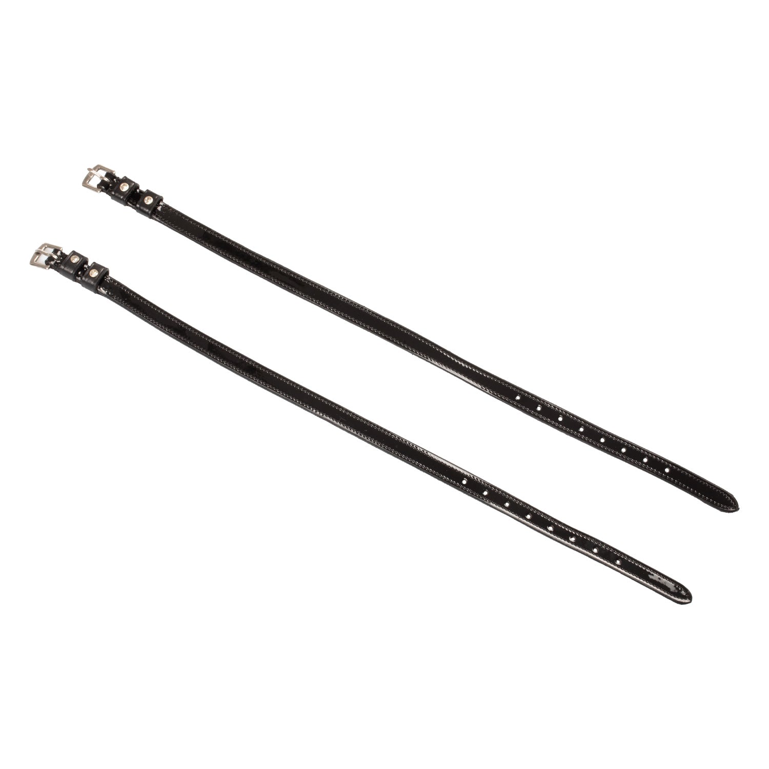 Equestro Spur Straps With Crystals #colour_black