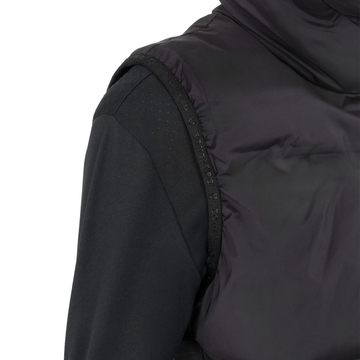 Women’s technical sleeveless jacket with hood Ridertechnology
