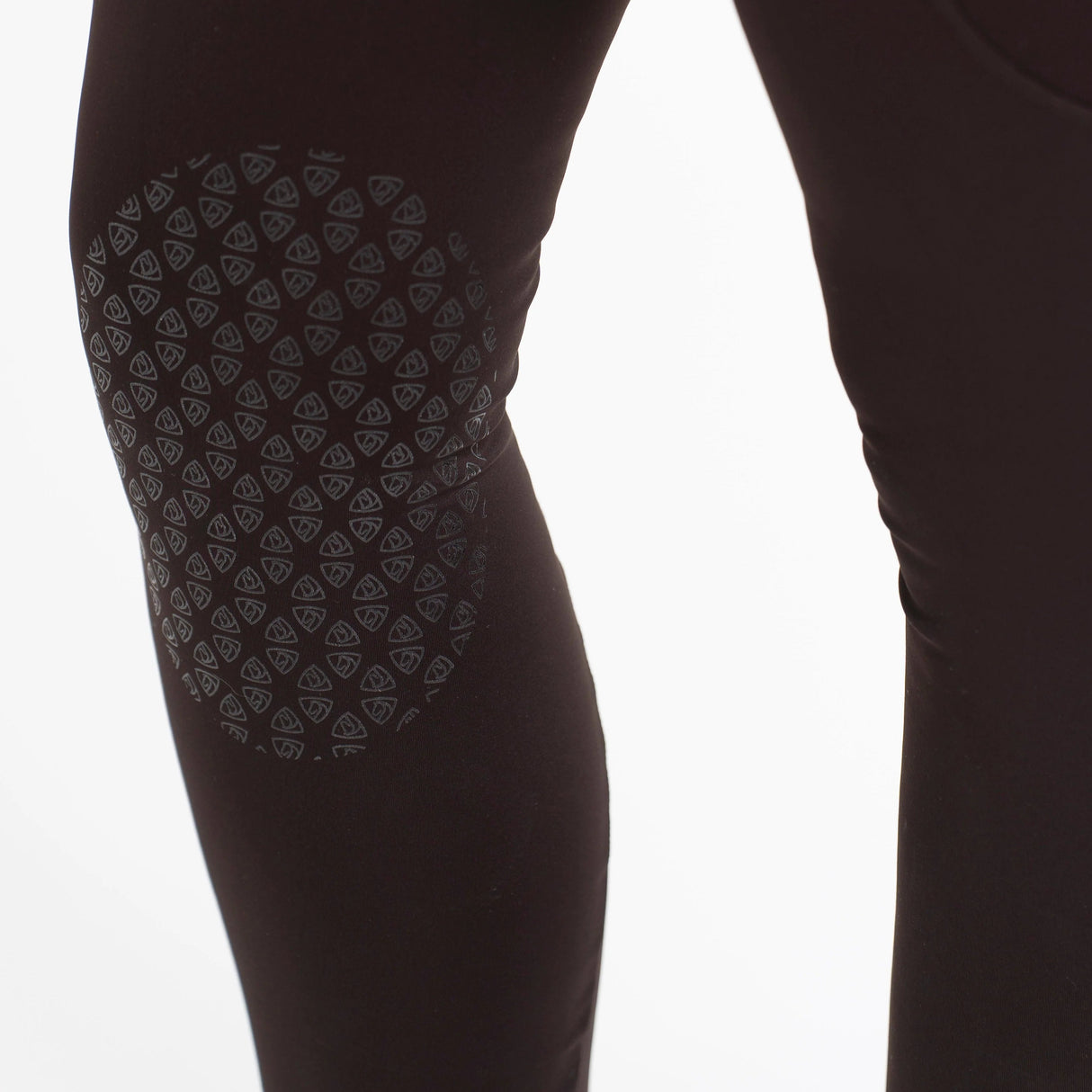 EQUIDRY Women's Water Repellent Leggings #colour_brown-white