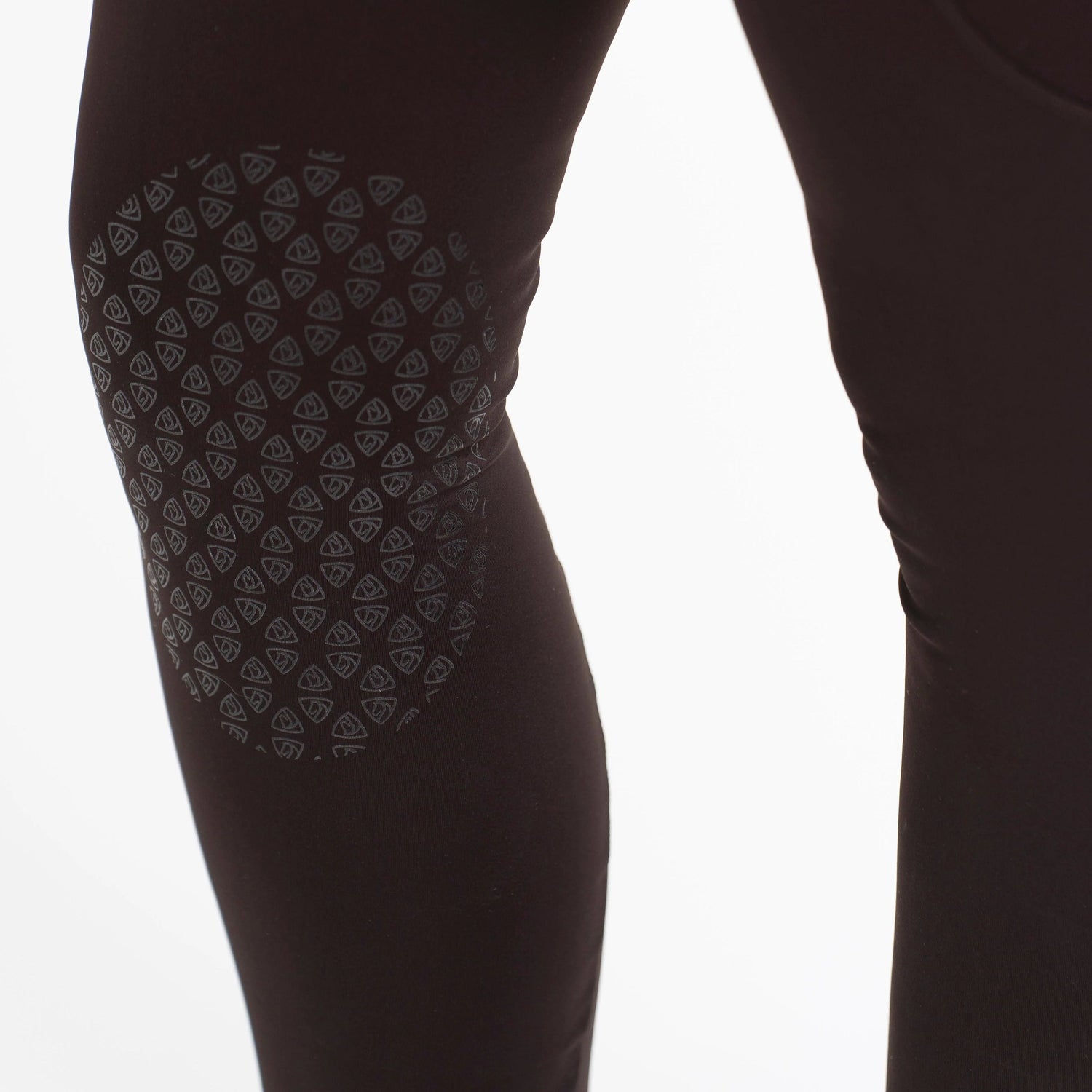 EQUIDRY Women's Water Repellent Leggings #colour_brown-white