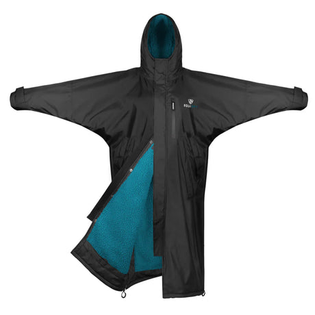EQUIDRY Children's Thick Fleece Evolution #colour_black-turquoise