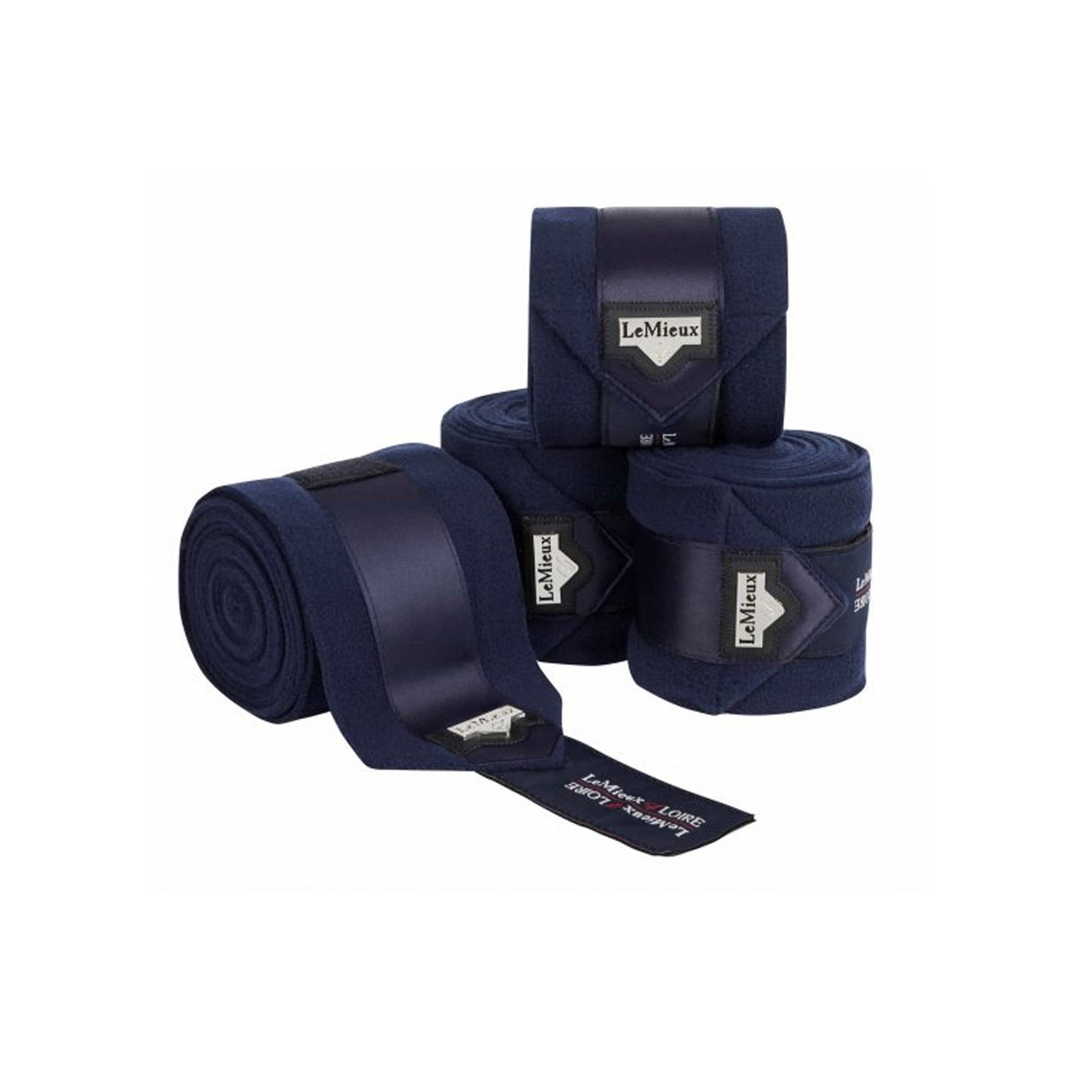 LeMieux LeMieux Loire Satin Polo Bandages Navy