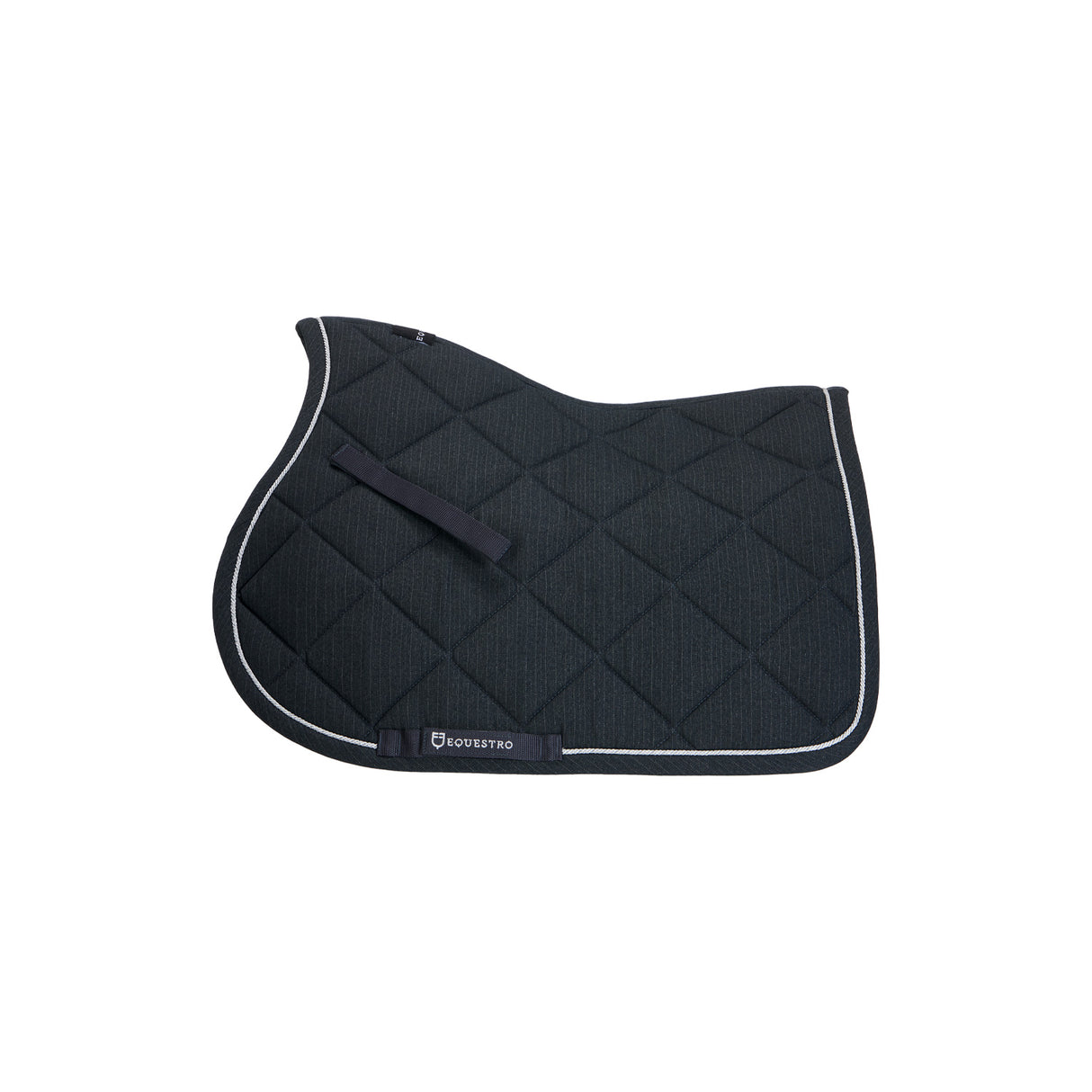 Equestro Pony Jumping Saddle Pad In Cotton With Trimmings