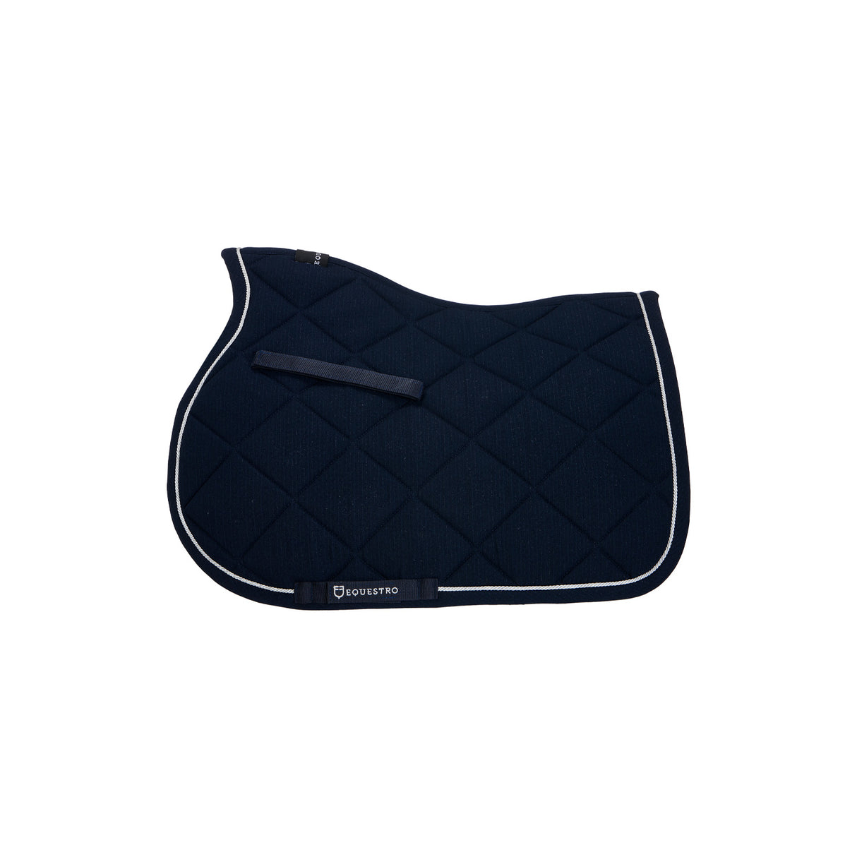 Equestro Pony Jumping Saddle Pad In Cotton With Trimmings