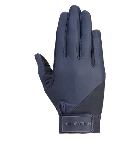 Hy Equestrian Children's Absolute Fit Riding Glove #colour_navy