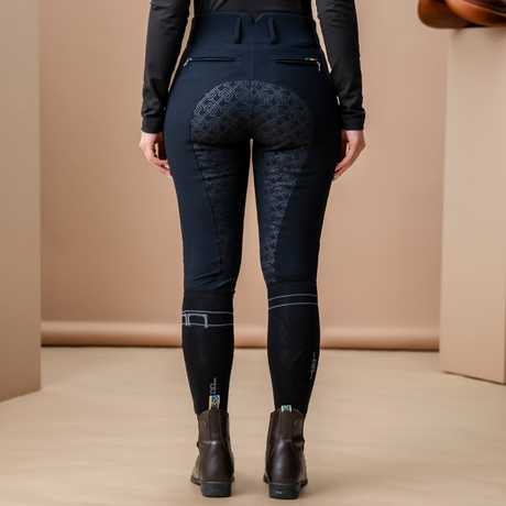 Alessandro Albanese Allora Full Seat High Rise Breech #colour_core-black