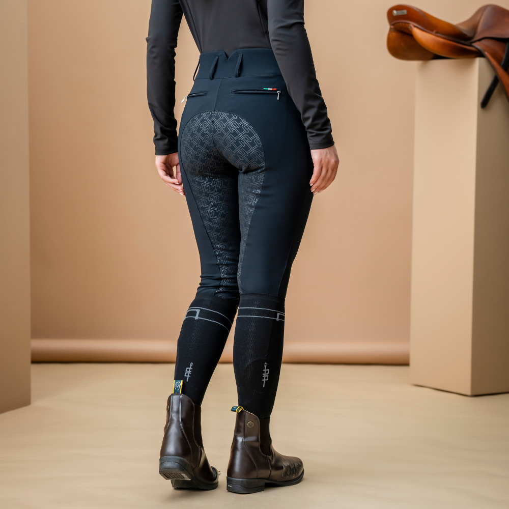 Alessandro Albanese Allora Full Seat High Rise Breech #colour_core-black