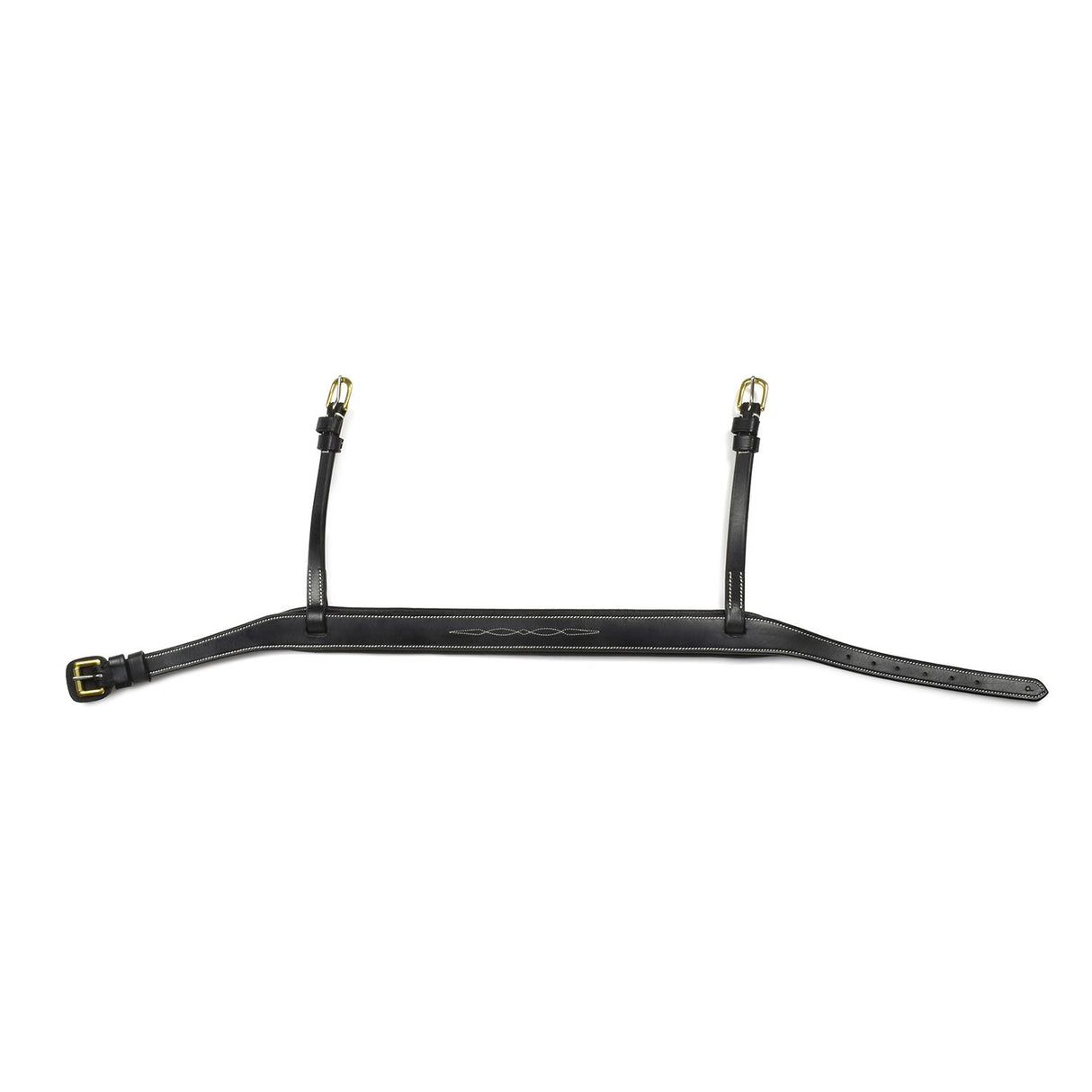 Whitaker Flat Snaffle Noseband #colour_black