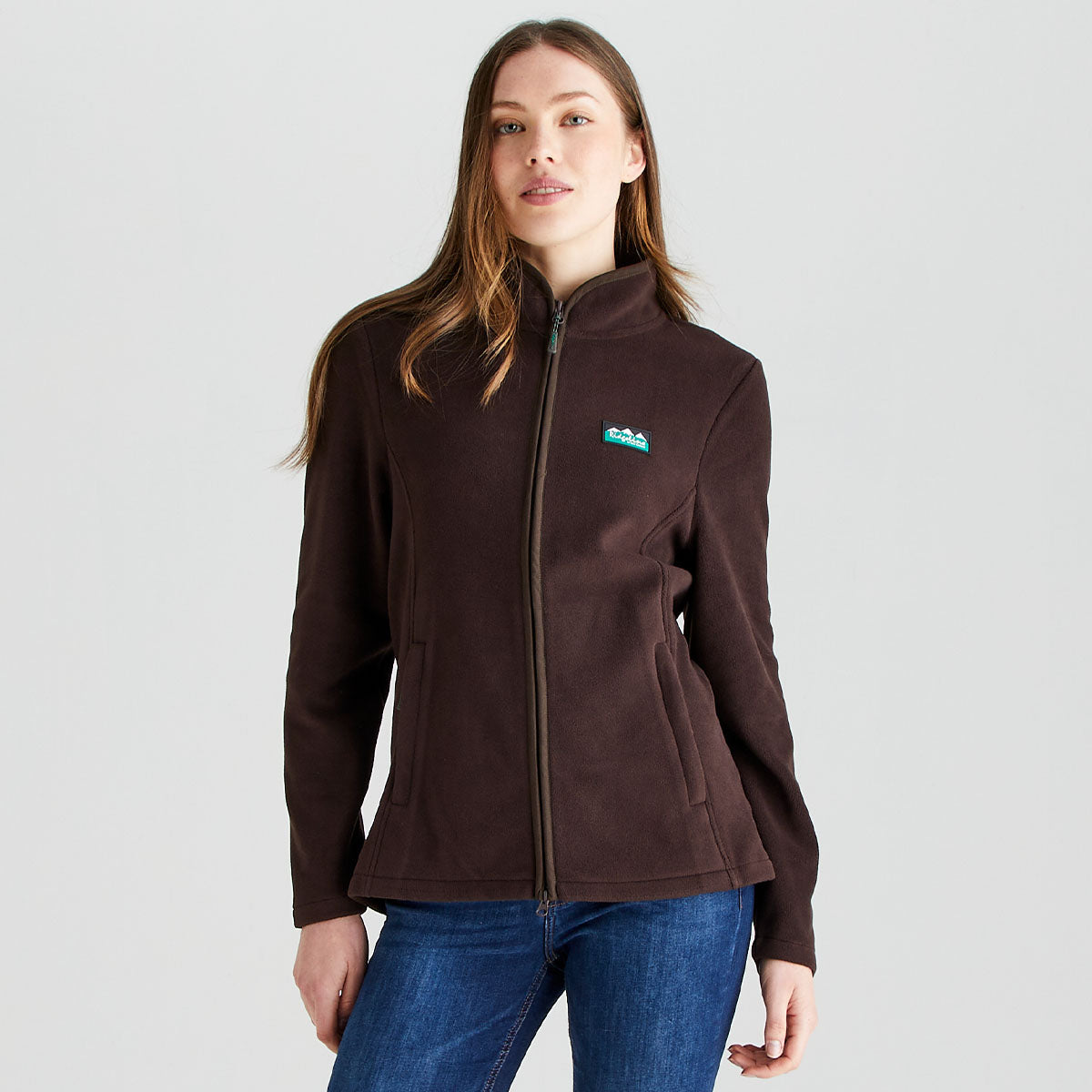 Women's Brenna Fleece Jacket - Deep Bark