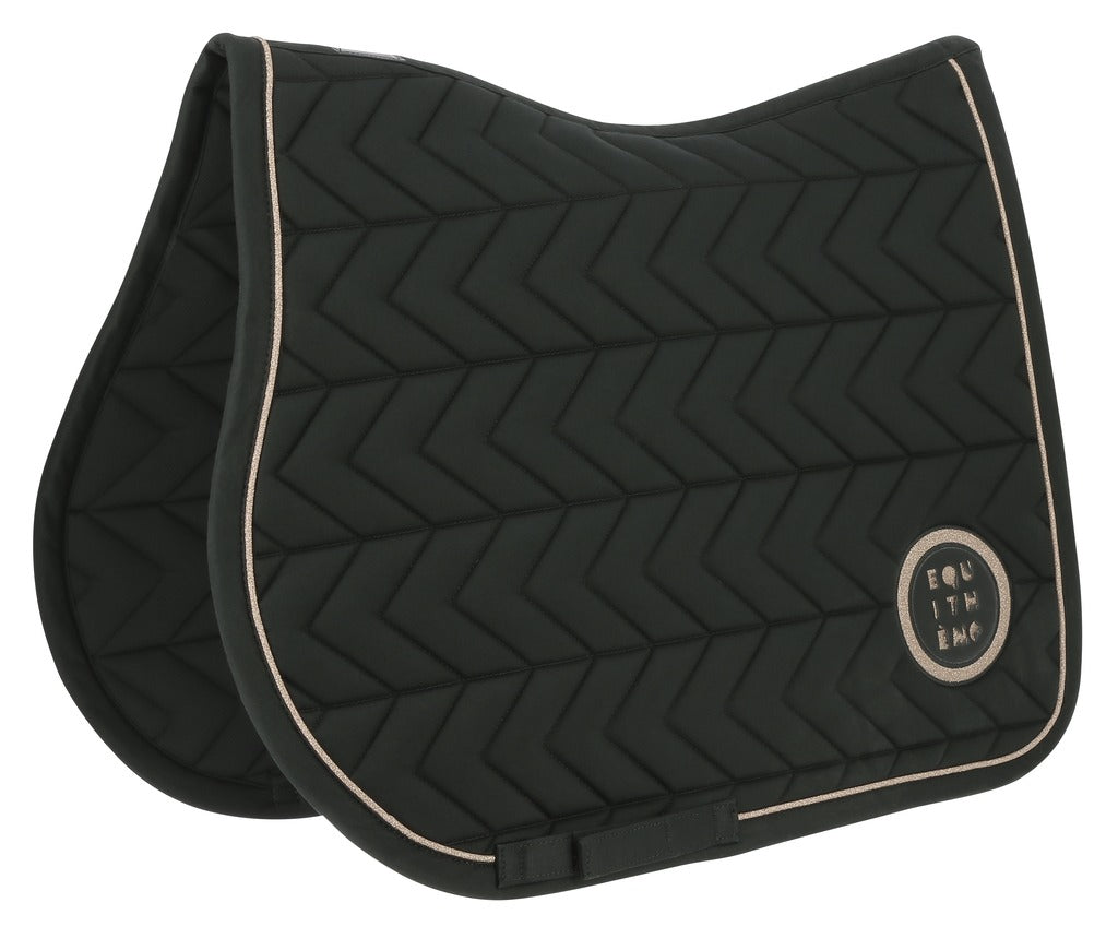 Equitheme Skolstart Saddle Cloth #colour_black